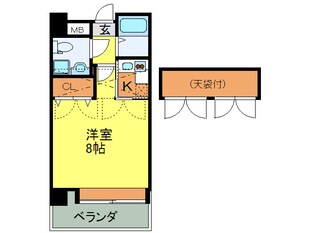 ｴｽﾃｰﾄﾓｱ平尾ﾊﾟｰｼﾞｭの物件間取画像